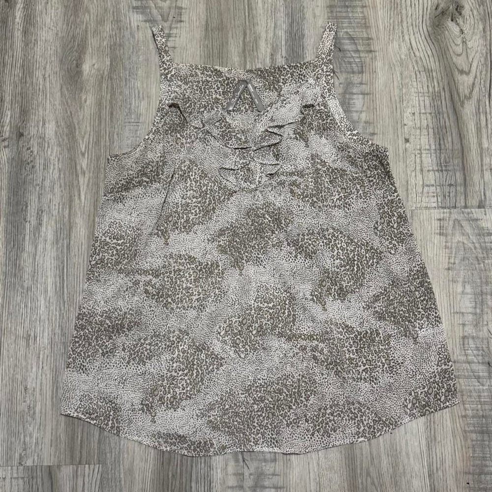Avenue Leopard Print Tank Top Women Size 18/20